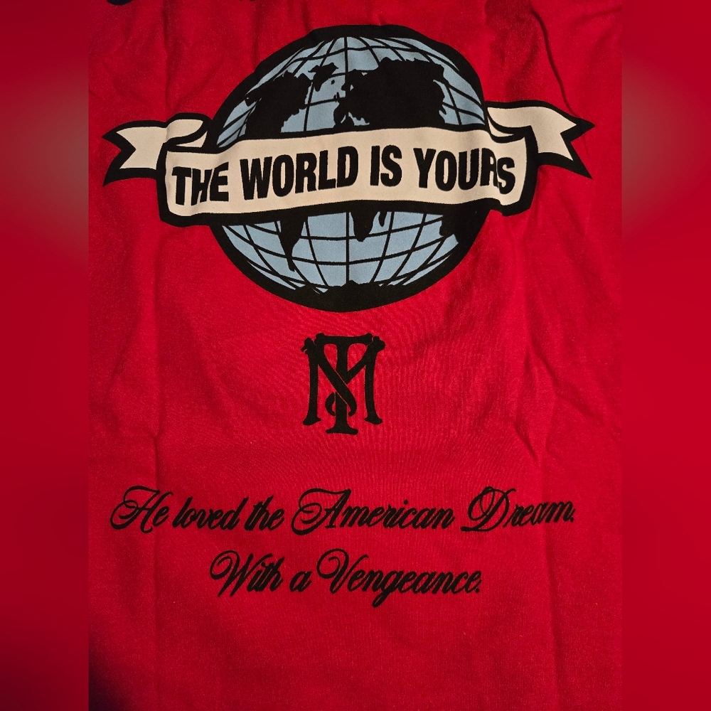 Scarface Red Graphic T-Shirt - Picture 4 of 7
